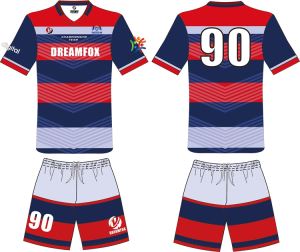Ċina Custom Sublimazzjoni Football Jersey Design Factory