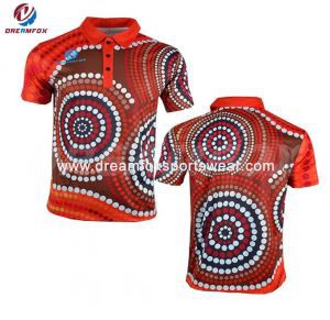 Custom Dry Fit Malji Men Sublimated Polo Shirts Design
