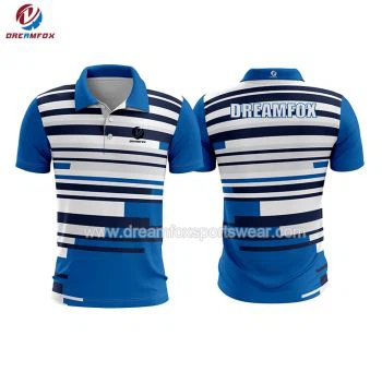 Sublimazzjoni Polo Shirt Custom Logo Set Bi kmiem